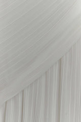 Tamara Shirred Chiffon Midi Dress - White