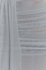 Arna Mesh Maxi Skirt - Pale Blue
