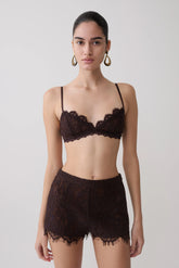 Gigi Lace Bralette - Dark Chocolate