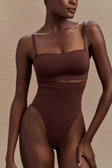 Joanna Strapless Shapewear Bra - Espresso
