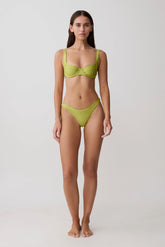 Clover Brazilian Bikini Bottom - Green