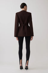 Valerie Stirrup Leggings - Black