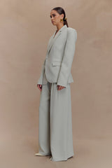 Jameson Cinched Suiting Blazer - Light Sage