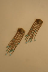 Maia Chandelier Earrings - Gold