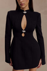 Michelle Cut Out Mini Dress - Black