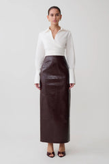 Eugenia Wrap Cotton Shirt - White