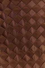 Cordia Satin Mini Skirt - Chocolate