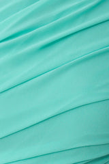 Aria Chiffon Cut Out Maxi Dress - Lagoon
