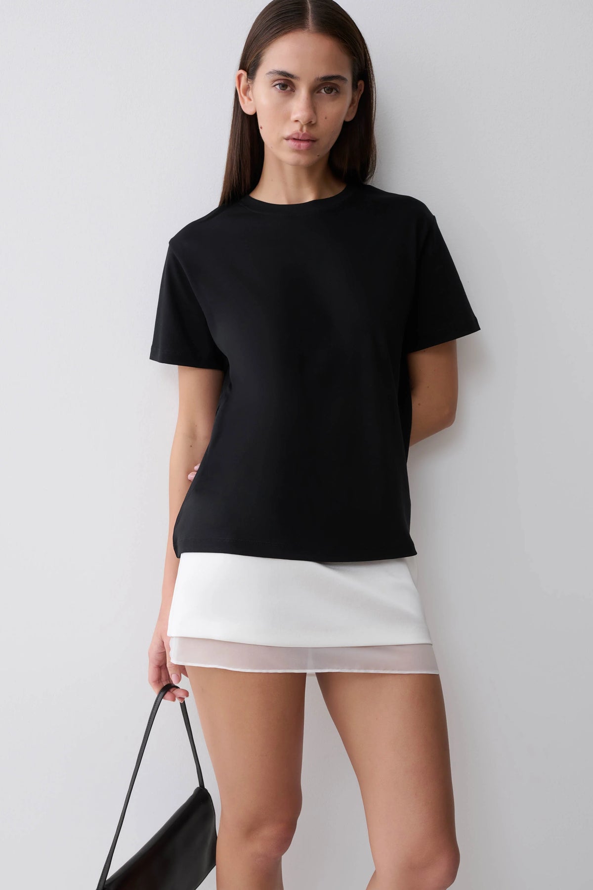 Sega Cotton Oversized T-Shirt - Black