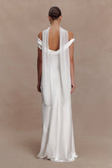 Marla Chiffon Scarf - Ivory