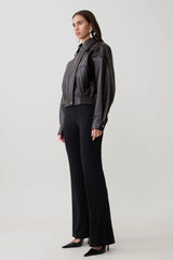 Jemma Flare Leg Pants - Black