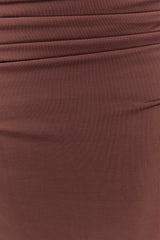 Oliver Slinky Maxi Dress - Chocolate