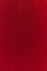 Juliet Slinky Maxi Dress With Scarf - Ruby
