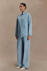 Mannon Mid Rise Denim Jeans - 80'S Blue
